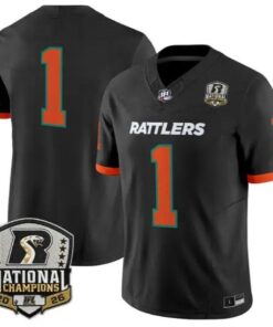 Team Jersey #1 Arizona Rattlers 2026 National Patch All Stitched by My Store NCAA Football Jerseys