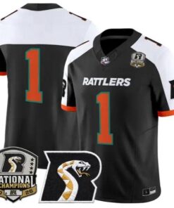 Team Jersey #1 Arizona Rattlers 2026 National Patch All Stitched by My Store NCAA Football Jerseys