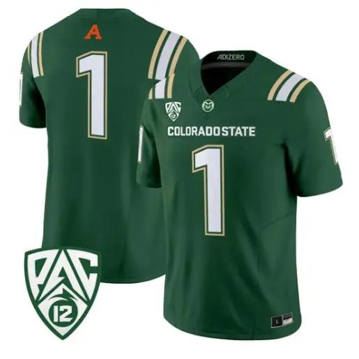 Team Jersey #1 Colorado State Rams 2026 Vapor Limited All Stitched 2 Team Jersey #1 Colorado State Rams 2026 Vapor Limited All Stitched by My Store NCAA Football Jerseys