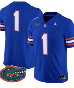 Team Jersey #1 Florida Gators Jersey 2026 Vapor Limited Stitched by My Store NCAA Football Jerseys