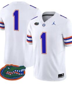Team Jersey #1 Florida Gators Jersey 2026 Vapor Limited Stitched by My Store NCAA Football Jerseys