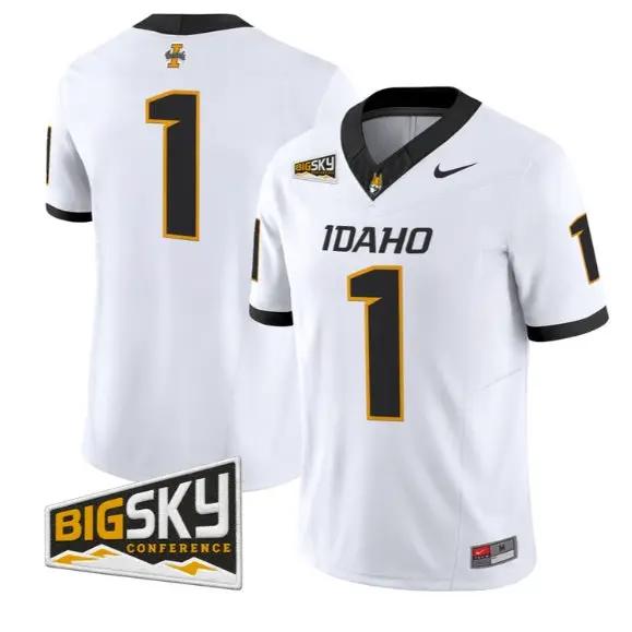 Team Jersey #1 Idaho Vandals Jersey 2026 Vapor Limited All Stitched 3 Team Jersey #1 Idaho Vandals Jersey 2026 Vapor Limited All Stitched by My Store NCAA Football Jerseys