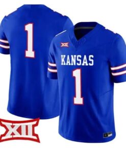 Team Jersey #1 Kansas Jayhawks 2026 Vapor Limited All Stitched 11 Team Jersey #1 Kansas Jayhawks 2026 Vapor Limited All Stitched by My Store NCAA Football Jerseys