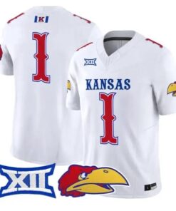 Team Jersey #1 Kansas Jayhawks 2026 Vapor Limited All Stitched 12 Team Jersey #1 Kansas Jayhawks 2026 Vapor Limited All Stitched by My Store NCAA Football Jerseys