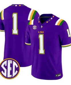 Team Jersey #1 LSU Tigers Jersey 2026 Mardi Gras Edition Limited All Stitched by My Store NCAA Football Jerseys