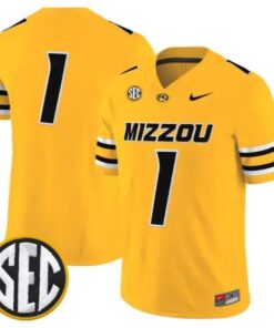 Team Jersey #1 Missouri Tigers Jersey 2026 Vapor Limited All Stitched 9 Team Jersey #1 Missouri Tigers Jersey 2026 Vapor Limited All Stitched by My Store NCAA Football Jerseys