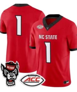 Team Jersey #1 NC State Wolfpack 2026 Vapor Limited All Stitched 5 Team Jersey #1 NC State Wolfpack 2026 Vapor Limited All Stitched by My Store NCAA Football Jerseys