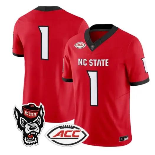 Team Jersey #1 NC State Wolfpack 2026 Vapor Limited All Stitched 2 Team Jersey #1 NC State Wolfpack 2026 Vapor Limited All Stitched by My Store NCAA Football Jerseys