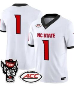 Team Jersey #1 NC State Wolfpack 2026 Vapor Limited All Stitched 6 Team Jersey #1 NC State Wolfpack 2026 Vapor Limited All Stitched by My Store NCAA Football Jerseys