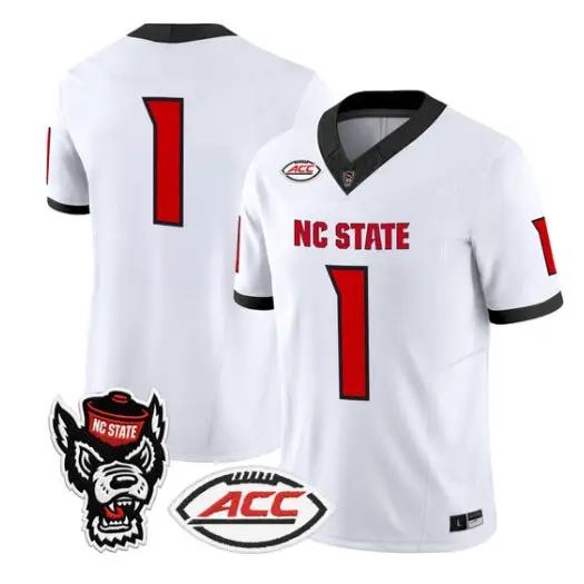 Team Jersey #1 NC State Wolfpack 2026 Vapor Limited All Stitched 3 Team Jersey #1 NC State Wolfpack 2026 Vapor Limited All Stitched by My Store NCAA Football Jerseys