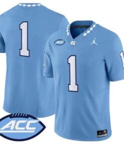 Team Jersey #1 North Carolina Tar Heels 2026 Limited All Stitched by My Store NCAA Football Jerseys