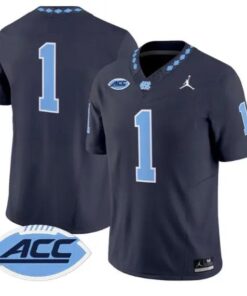 Team Jersey #1 North Carolina Tar Heels 2026 Limited All Stitched by My Store NCAA Football Jerseys