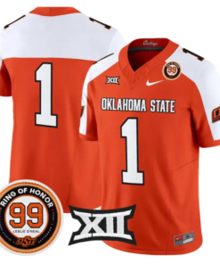 Team Jersey #1 Oklahoma State 2026 Leslie O'neal Limited Stitched 8 Team Jersey #1 Oklahoma State 2026 Leslie O'neal Limited Stitched by My Store NCAA Football Jerseys