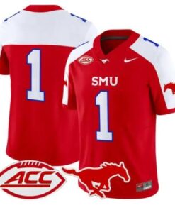 Team Jersey #1 SMU Mustangs 2026 Vapor Limited All Stitched 8 Team Jersey #1 SMU Mustangs 2026 Vapor Limited All Stitched by My Store NCAA Football Jerseys