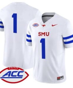 Team Jersey #1 SMU Mustangs 2026 Vapor Limited All Stitched 10 Team Jersey #1 SMU Mustangs 2026 Vapor Limited All Stitched by My Store NCAA Football Jerseys