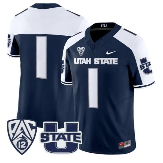 Team Jersey #1 Utah State Aggies 2026 Vapor Limited All Stitched 1 Team Jersey #1 Utah State Aggies 2026 Vapor Limited All Stitched by My Store NCAA Football Jerseys
