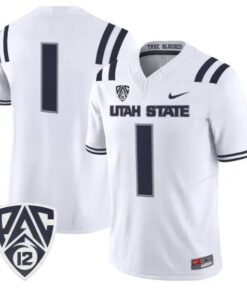Team Jersey #1 Utah State Aggies 2026 Vapor Limited All Stitched 6 Team Jersey #1 Utah State Aggies 2026 Vapor Limited All Stitched by My Store NCAA Football Jerseys