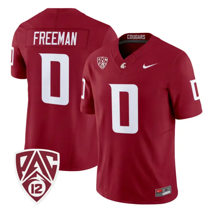 TeamJersey #1 Washington State Cougars 2026 Vapor Stitched 4 TeamJersey #1 Washington State Cougars 2026 Vapor Stitched by My Store NCAA Football Jerseys
