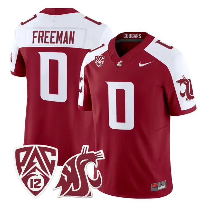 TeamJersey #1 Washington State Cougars 2026 Vapor Stitched 3 TeamJersey #1 Washington State Cougars 2026 Vapor Stitched by My Store NCAA Football Jerseys