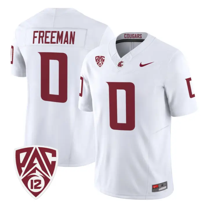 TeamJersey #1 Washington State Cougars 2026 Vapor Stitched 5 TeamJersey #1 Washington State Cougars 2026 Vapor Stitched by My Store NCAA Football Jerseys