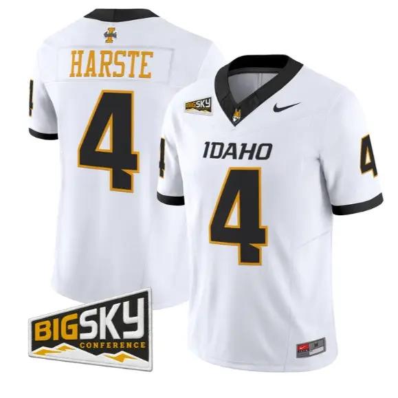 Tony Harste #4 Idaho Vandals Jersey 2026 Vapor Limited All Stitched 3 Tony Harste #4 Idaho Vandals Jersey 2026 Vapor Limited All Stitched by My Store NCAA Football Jerseys