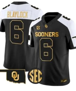 Tory Blaylock #6 Oklahoma Sooners Jersey 2026 Limited All Stitched by My Store NCAA Football Jerseys