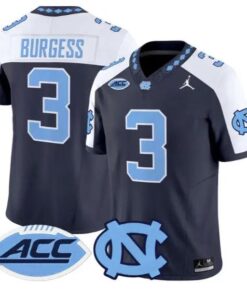 Travis Burgess Jersey #3 North Carolina Tar Heels 2026 All Stitched 8 Travis Burgess Jersey #3 North Carolina Tar Heels 2026 All Stitched by My Store NCAA Football Jerseys