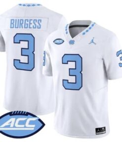Travis Burgess Jersey #3 North Carolina Tar Heels 2026 All Stitched 10 Travis Burgess Jersey #3 North Carolina Tar Heels 2026 All Stitched by My Store NCAA Football Jerseys