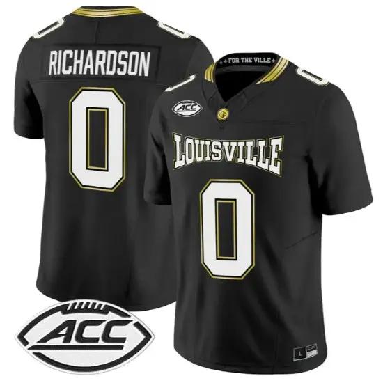 Tre Richardson Jersey #0 Louisville Cardinals 2026 For The Ville Vapor Stitched 1 Tre Richardson Jersey #0 Louisville Cardinals 2026 For The Ville Vapor Stitched by My Store NCAA Football Jerseys