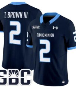 Tre' Brown III Jersey #2 Old Dominion Monarchs 2026 Limited Stitched 6 Tre' Brown III Jersey #2 Old Dominion Monarchs 2026 Limited Stitched by My Store NCAA Football Jerseys