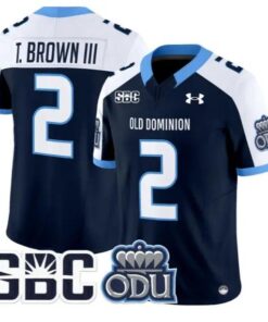 Tre' Brown III Jersey #2 Old Dominion Monarchs 2026 Limited Stitched 8 Tre' Brown III Jersey #2 Old Dominion Monarchs 2026 Limited Stitched by My Store NCAA Football Jerseys