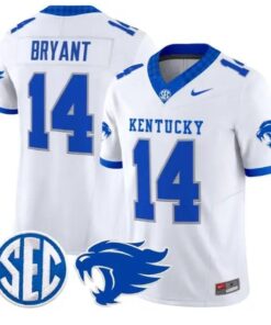 Ty Bryant #14 Kentucky Wildcats Jersey 2026 Vapor Limited Stitched by My Store NCAA Football Jerseys