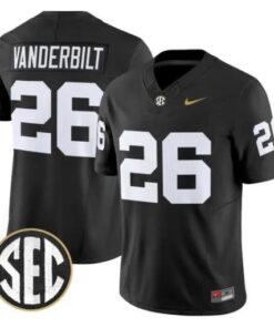 Vanderbilt Jersey #26 Vanderbilt Commodores 2026 Vapor V2 All Stitched 6 Vanderbilt Jersey #26 Vanderbilt Commodores 2026 Vapor V2 All Stitched by My Store NCAA Football Jerseys