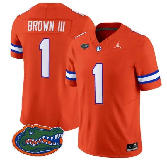 Vernell Brown III #1 Florida Gators Jersey 2026 Limited Stitched 3 Vernell Brown III #1 Florida Gators Jersey 2026 Limited Stitched by My Store NCAA Football Jerseys