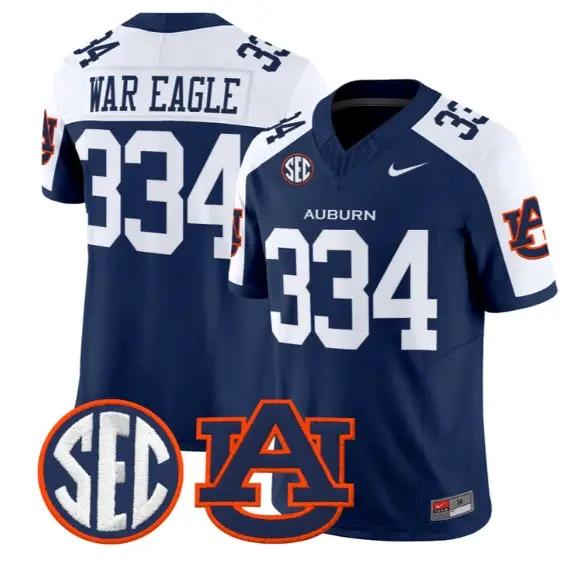War Eagle #334 Auburn Tigers Jersey 2026 Vapor Limited All Stitched 1 War Eagle #334 Auburn Tigers Jersey 2026 Vapor Limited All Stitched by My Store NCAA Football Jerseys