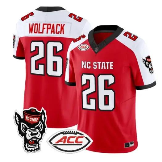 Wolfpack Jersey #26 NC State Wolfpack 2026 Vapor Limited All Stitched 1 Wolfpack Jersey #26 NC State Wolfpack 2026 Vapor Limited All Stitched by My Store NCAA Football Jerseys