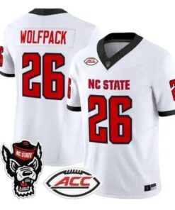 Wolfpack Jersey #26 NC State Wolfpack 2026 Vapor Limited All Stitched 6 Wolfpack Jersey #26 NC State Wolfpack 2026 Vapor Limited All Stitched by My Store NCAA Football Jerseys