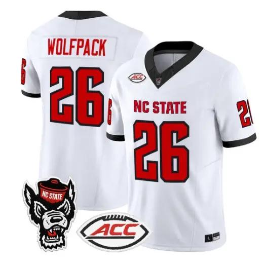 Wolfpack Jersey #26 NC State Wolfpack 2026 Vapor Limited All Stitched 3 Wolfpack Jersey #26 NC State Wolfpack 2026 Vapor Limited All Stitched by My Store NCAA Football Jerseys