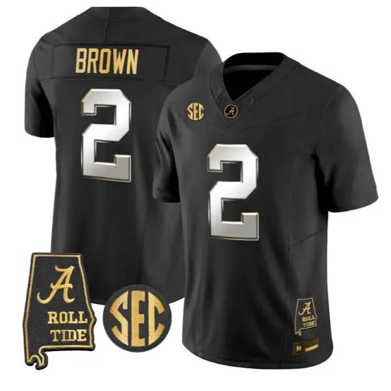 Zabien Brown #2 Alabama Crimson Tide Jersey 2026 Alabama Stitched 3 Zabien Brown #2 Alabama Crimson Tide Jersey 2026 Alabama Stitched by My Store NCAA Football Jerseys