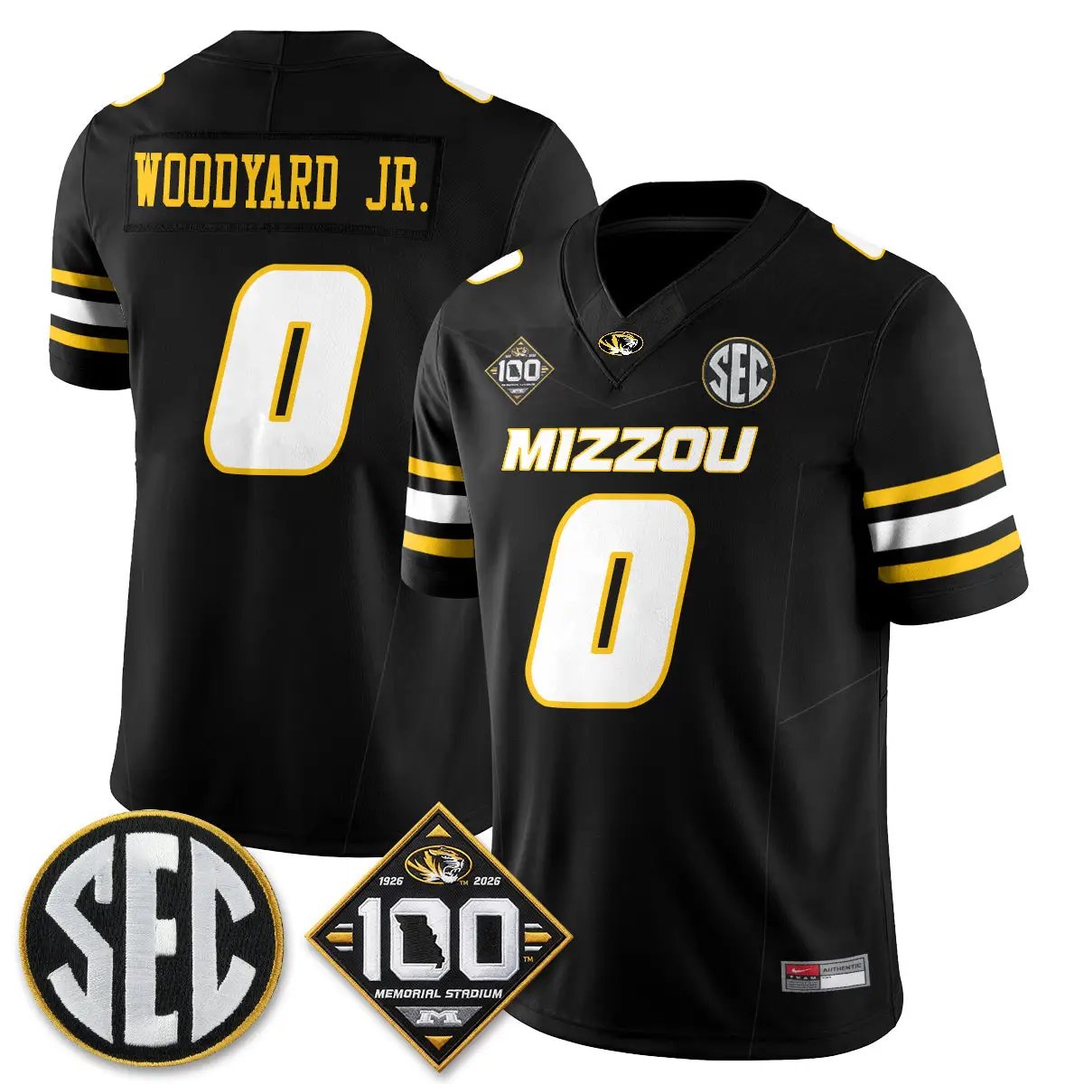 Missouri Tigers 100th Anniversary of Memorial Stadium Edition - Stitched 9 MIZZ 100th Anniversary of Memorial Stadium Edition - Stitched (2) by Missouri Tigers
