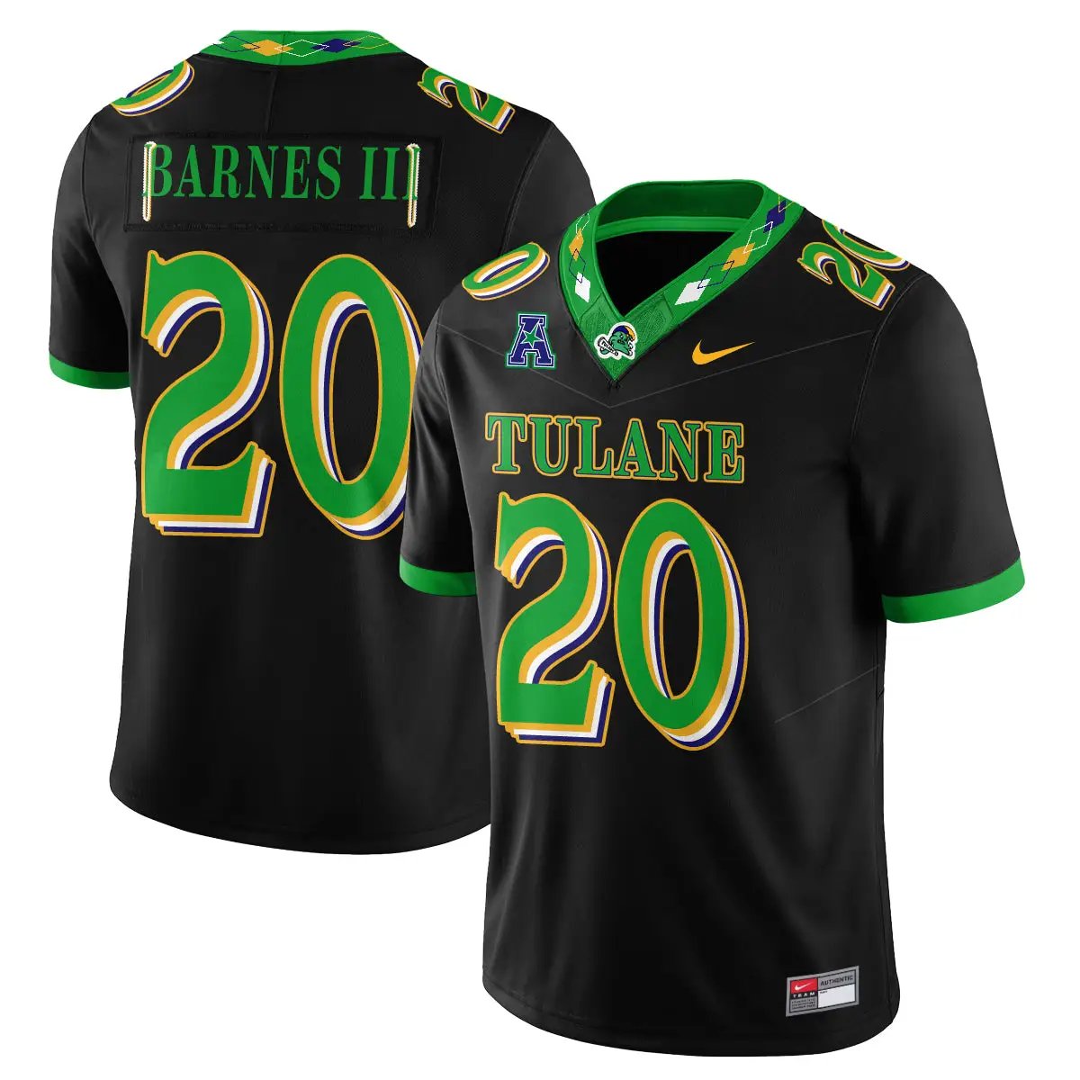 Tulane Green Wave 2026 City Football Vapor Jersey - Stitched 18 Tulane Green Wave 2026 City Football Vapor Jersey - Stitched by Tulane Green Wave