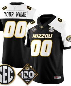 Missouri Tigers 100th Anniversary of Memorial Stadium Vapor Custom Jersey - Stitched 9 MIZZ 100th Anniversary of Memorial Stadium Vapor Custom Jersey - Stitched by Missouri Tigers