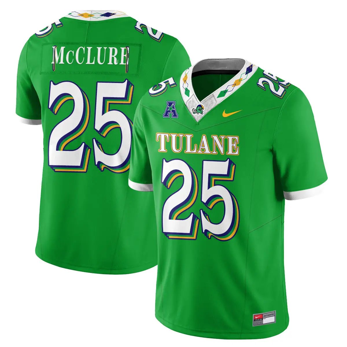 Tulane Green Wave 2026 City Football Vapor Jersey - Stitched 4 Tulane Green Wave 2026 City Football Vapor Jersey - Stitched by Tulane Green Wave