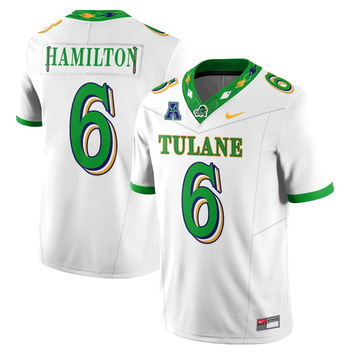 Tulane Green Wave 2026 City Football Vapor Jersey - Stitched 26 Tulane Green Wave 2026 City Football Vapor Jersey - Stitched by Tulane Green Wave