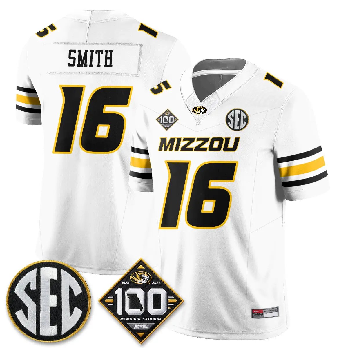 Missouri Tigers 100th Anniversary of Memorial Stadium Edition - Stitched 38 MIZZ 100th Anniversary of Memorial Stadium Edition - Stitched (2) by Missouri Tigers