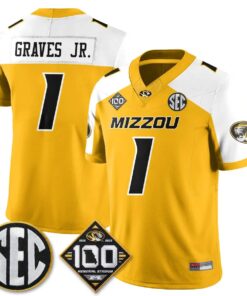 MIZZ 100th Anniversary of Memorial Stadium Vapor Jersey - Stitched by Missouri Tigers