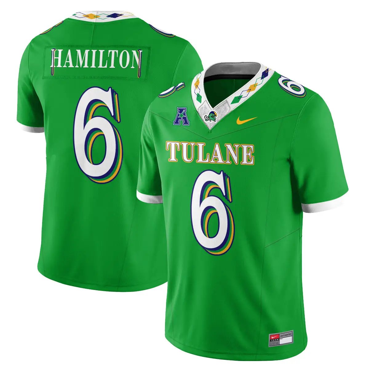 Tulane Green Wave 2026 City Football Vapor Jersey - Stitched 7 Tulane Green Wave 2026 City Football Vapor Jersey - Stitched by Tulane Green Wave