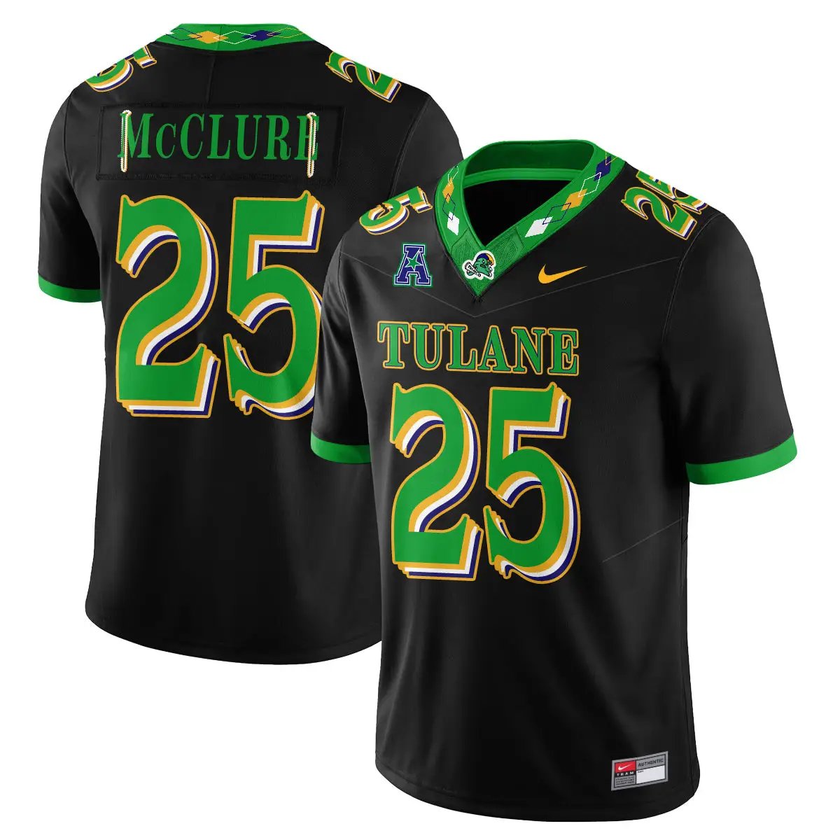 Tulane Green Wave 2026 City Football Vapor Jersey - Stitched 13 Tulane Green Wave 2026 City Football Vapor Jersey - Stitched by Tulane Green Wave