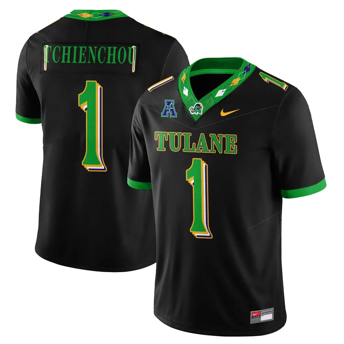 Tulane Green Wave 2026 City Football Vapor Jersey - Stitched 15 Tulane Green Wave 2026 City Football Vapor Jersey - Stitched by Tulane Green Wave