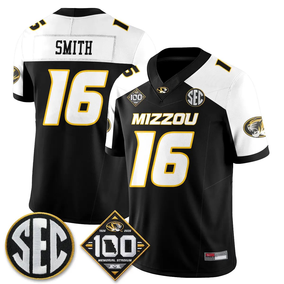 Missouri Tigers 100th Anniversary of Memorial Stadium Edition - Stitched 50 MIZZ 100th Anniversary of Memorial Stadium Edition - Stitched (2) by Missouri Tigers